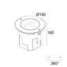 Delta Light LOGIC 190 R REFL Bodenlampe