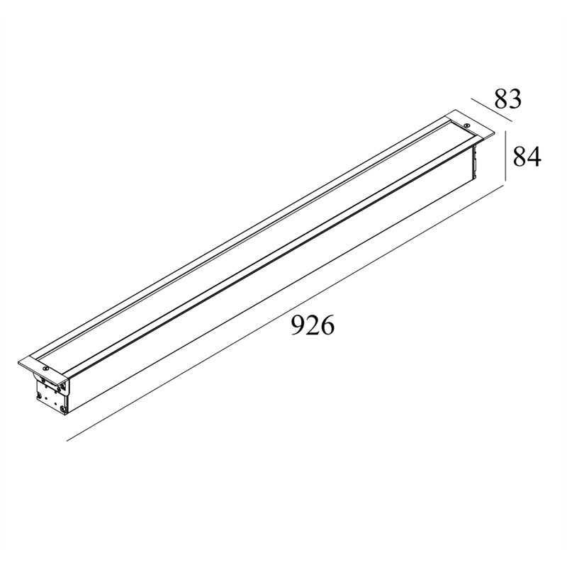 Delta Light Logic Linear 880 Honeycomb lampe de sol