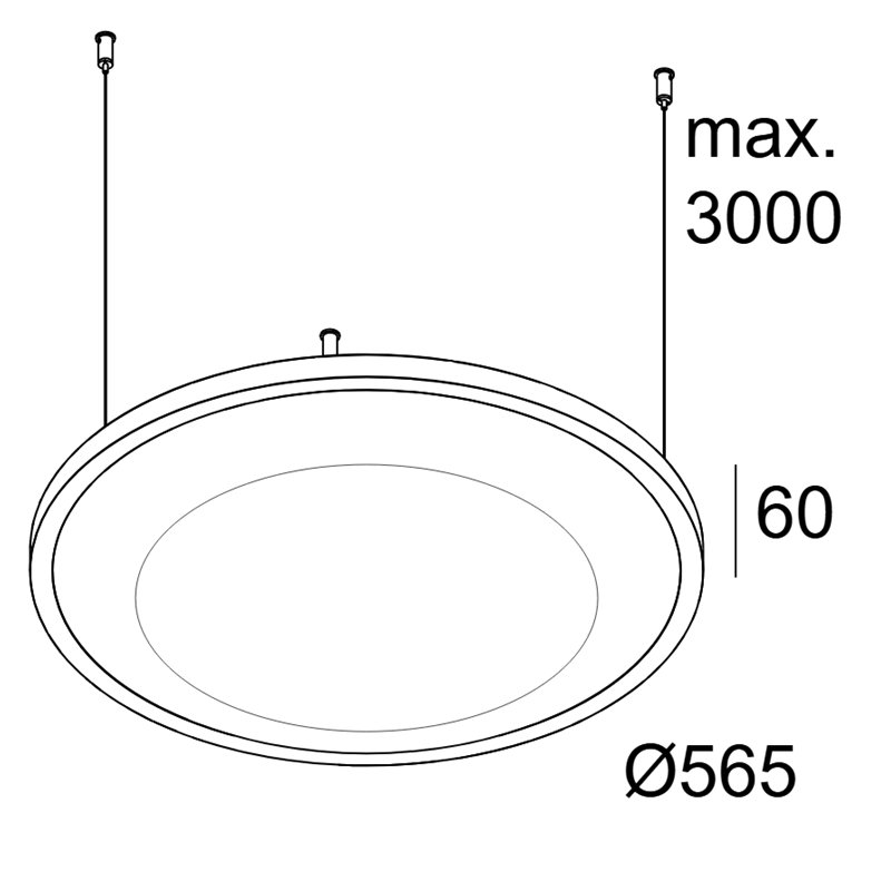 Delta Light SOLI - SHHH 60 C SCARLET Lampe a suspension