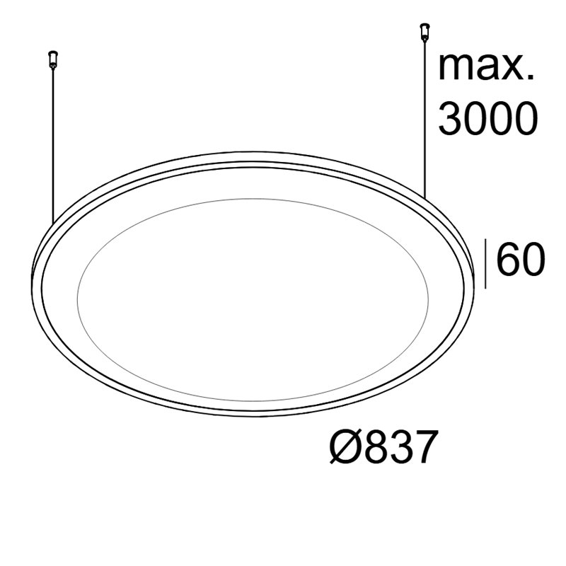Delta Light SOLI - SHHH 90 C SCARLET Hängelampe