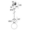 Delta Light Toupe E27 Adm lampe a suspension