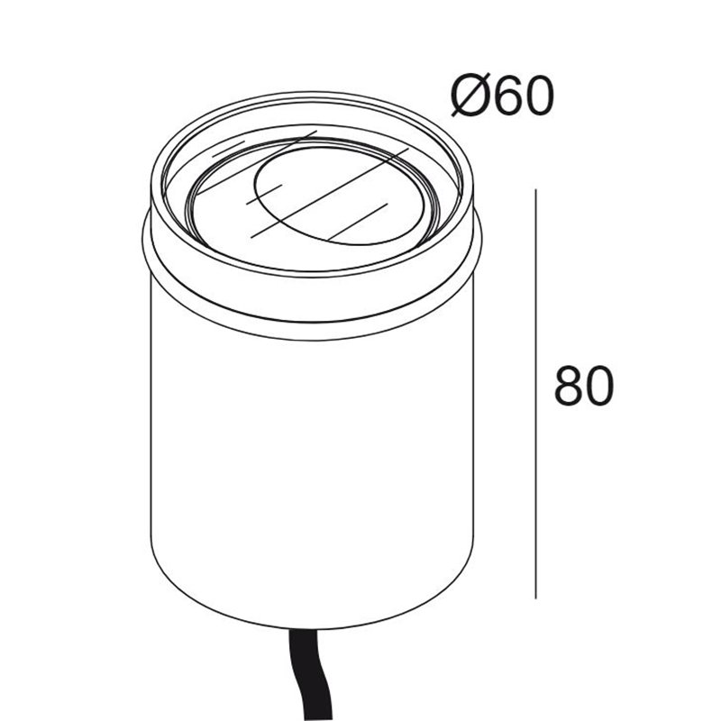 Delta Light Logic 60 R Wallwash lampe de sol