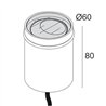 Delta Light Logic 60 R Wallwash Sbl lampe de sol