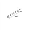 Delta Light Logic Linear On 440 DIM5 Honeycomb Wandlampe / Bodenlampe