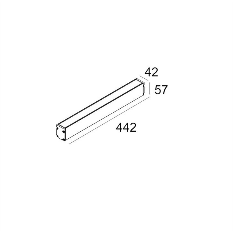 Delta Light Logic Linear On 440 Wall Grazer DIM5 Wandlampe / Bodenlampe