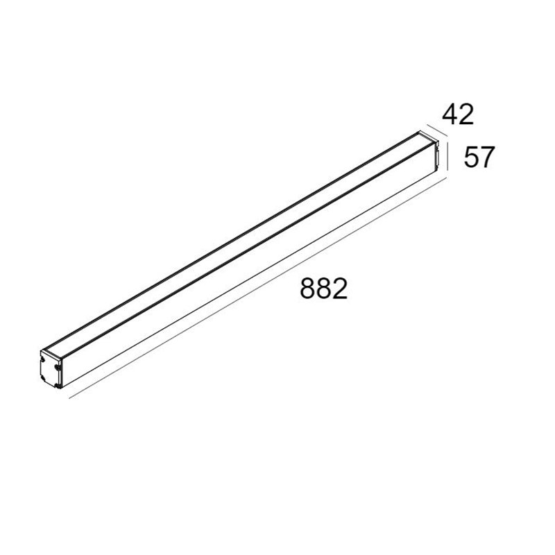 Delta Light Logic Linear On 880 DIM5 Applique / Lampe de sol