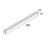 Delta Light Logic Linear On 880 DIM5 Wandlampe / Bodenlampe