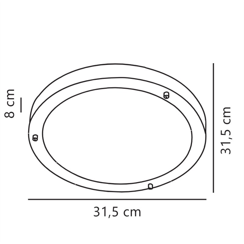 Nordlux Ancona Maxi 31 [IP44] plafonnier