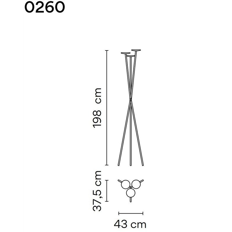 Vibia Skan Push lampadaire