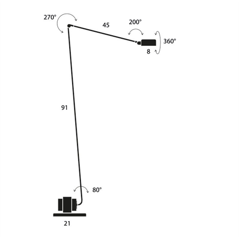 Lumina Daphine Terra LED Stehlampe