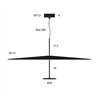 Lumina Dot 1100 Suspension lamp