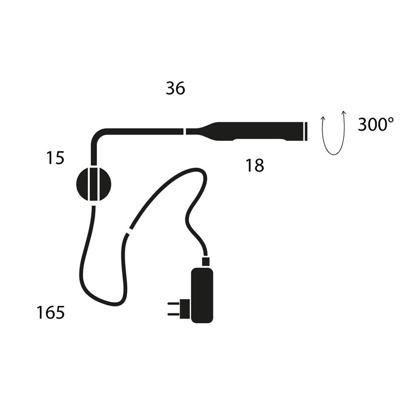 Lumina Flo Wall (mit Kabel/Adapter) Wandlampe