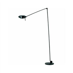 Lumina Elle LED Stehlampe mit verstellbarem Design und dimmbarem Schalter.