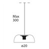 Lumina Tia 200 Suspension lamp