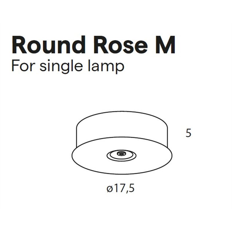 Lumina Round Rose M (x1)