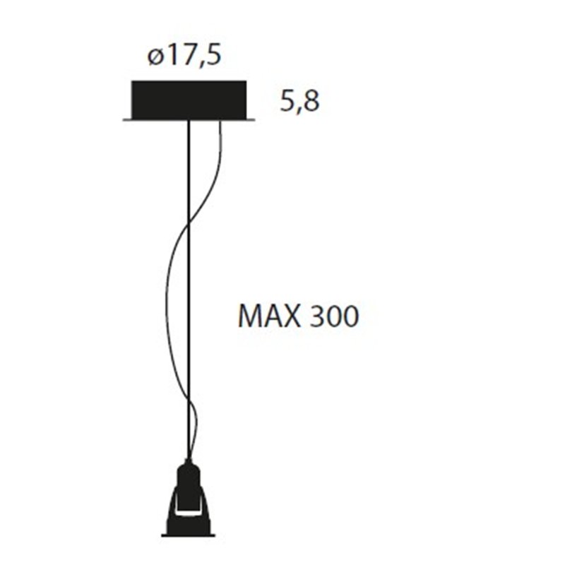 Lumina Galileo Upgrade (sans abat‑jour en verre) Lampe à suspension