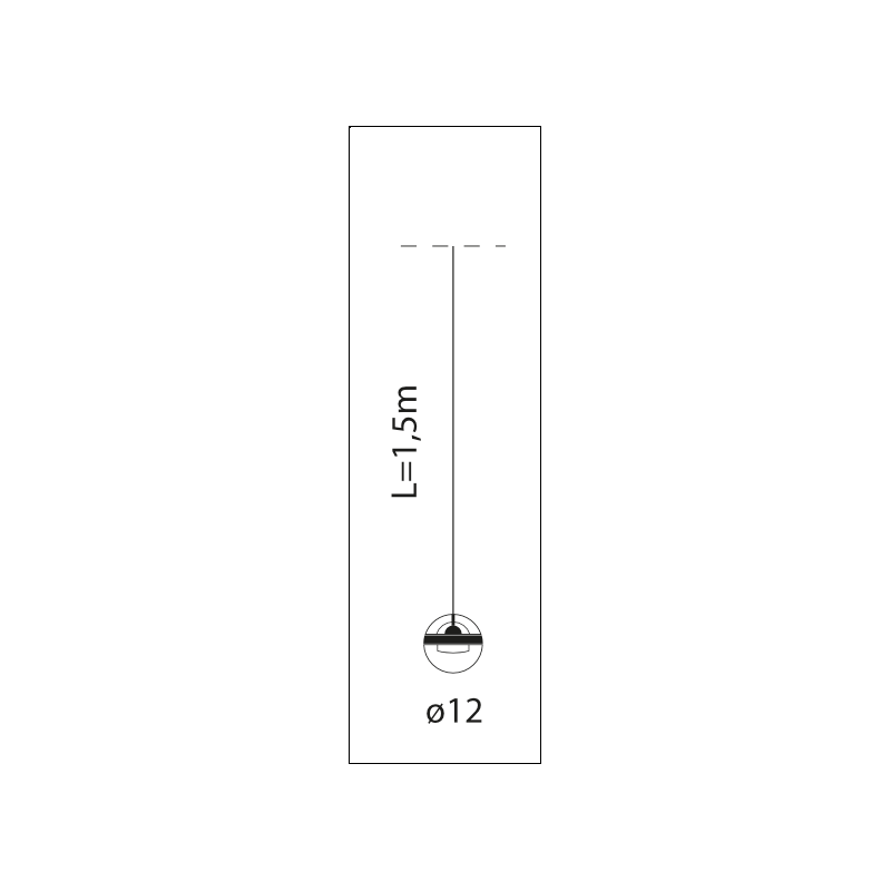 LUMINA LIMBUS MODULAR CABLE 1,5M Suspension lamp