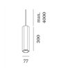 Wever & Ducré Hexo Suspended 3.0 LED Lampe à suspension