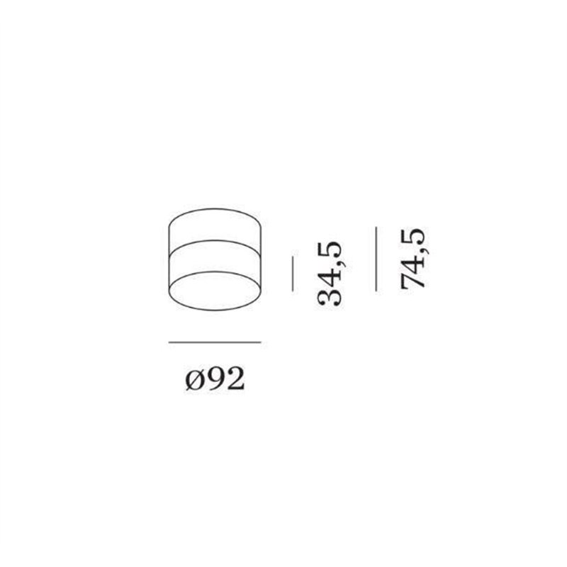 Wever & Ducré Mirbi IP44 Surface 1.0 Plafonnier