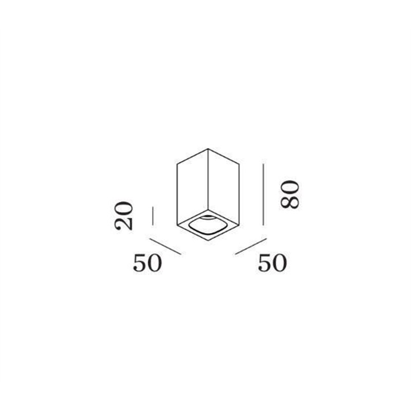 Wever & Ducré Pirro Spot Surface 1.0 Plafonnier
