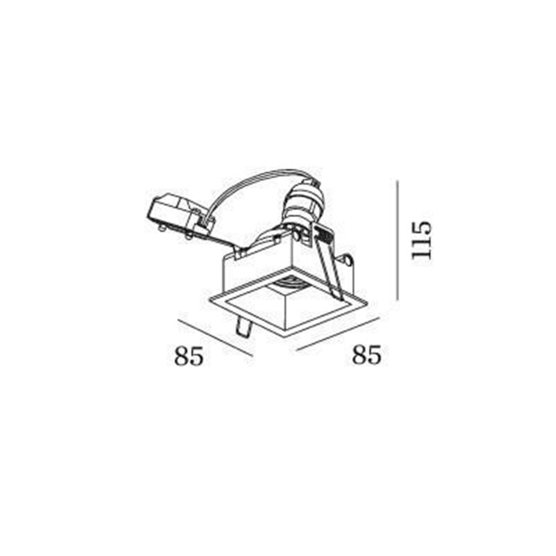 Wever & Ducré Plano 1.0 PAR16 Spot encastré