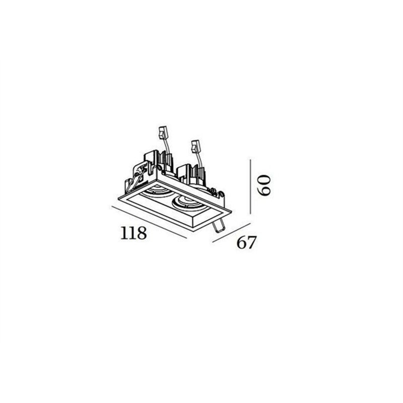 Wever & Ducré Plano Petit 2.0 LED Spot encastré