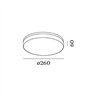 Wever & Ducré Rob IP44 2.6 Plafonnier