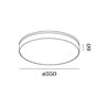 Wever & Ducré Rob IP44 3.5 Plafonnier