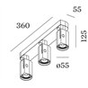 Wever & Ducré Sqube On Base 3.0 PAR16 Plafonnier