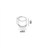 Wever & Ducré Tube Wall 1.0 PAR16 Applique