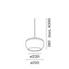 Wever & Ducré Wetro 3.0 Lampe à suspension