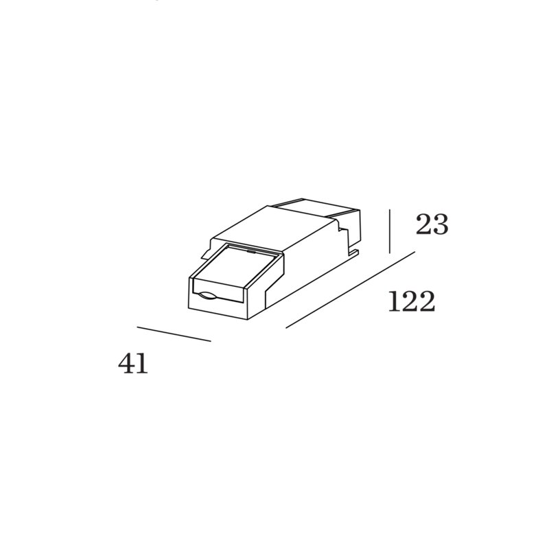 Wever & Ducré Driver 15W | 700mA | 12-20V | Phase-Cut Dim