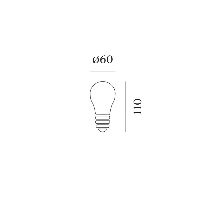 Wever & Ducré A60 LED Lamp 2700K | E27 483lm
