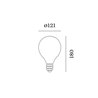 Wever & Ducré G125 LED Lamp 2200K | E27