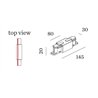 Wever & Ducré Middle Feed 1-Phase Track | Straight