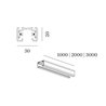 Wever & Ducré Track Profile 3M 1-Phase Track | Surface/Suspended
