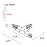 Wever & Ducré T-Connector 2.0 3-Phase Track