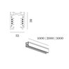 Wever & Ducré Track Profile 2M 3-Phase Track | Surface/Suspended