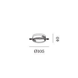 Wever & Ducré Deep Adjust Trimless 1.0 Aluminium Plasterkit