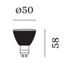 Wever & Ducré PAR16 LED Lamp 2700K | >90 CRI | GU10