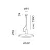Wever & Ducré Roomor Cable 1.4 E27 Lampe à suspension