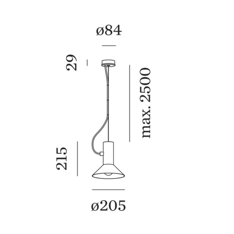 Wever & Ducré Roomor Cable 1.1 PAR16 Lampe à suspension