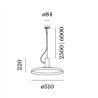 Wever & Ducré Roomor Cable 1.4 PAR16 Lampe à suspension