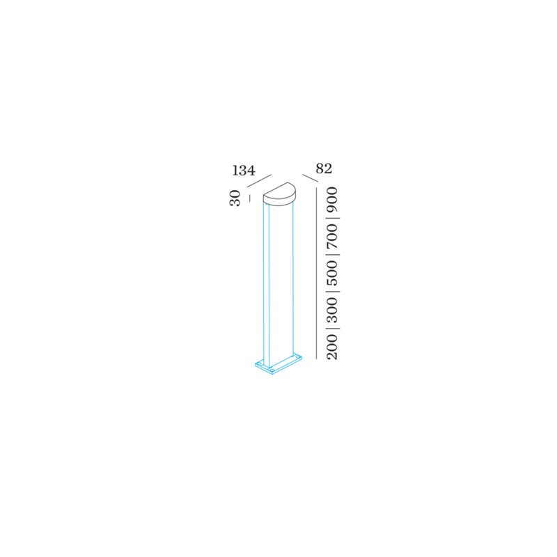 Wever & Ducré Palos Round 1.0 Lampadaire extérieur