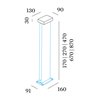 Wever & Ducré Palos Carré 2.0 Lampadaire extérieur