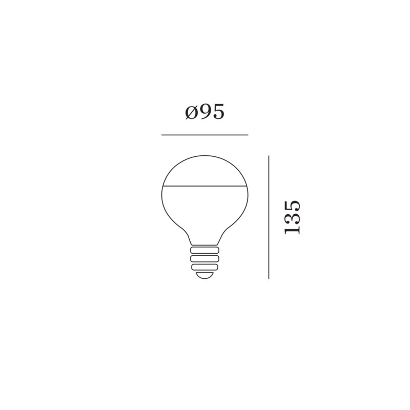 Wever & Ducré G95 LED Lamp 2700K | E27