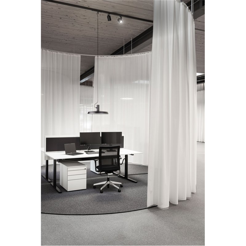 Wever & Ducré Roomor Office Microprism On Track 3-Phase 1.0 Led Trackverlichting