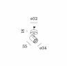 Wever & Ducré Ceno Semi Recessed 1.0 Spot encastré
