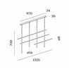 Wever & Ducré Net 4.0 Lampe à suspension