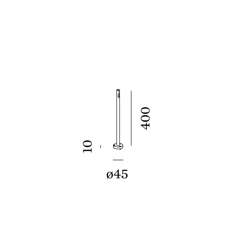 Wever & Ducré Pole 400 Stipo | With Fixation Plate